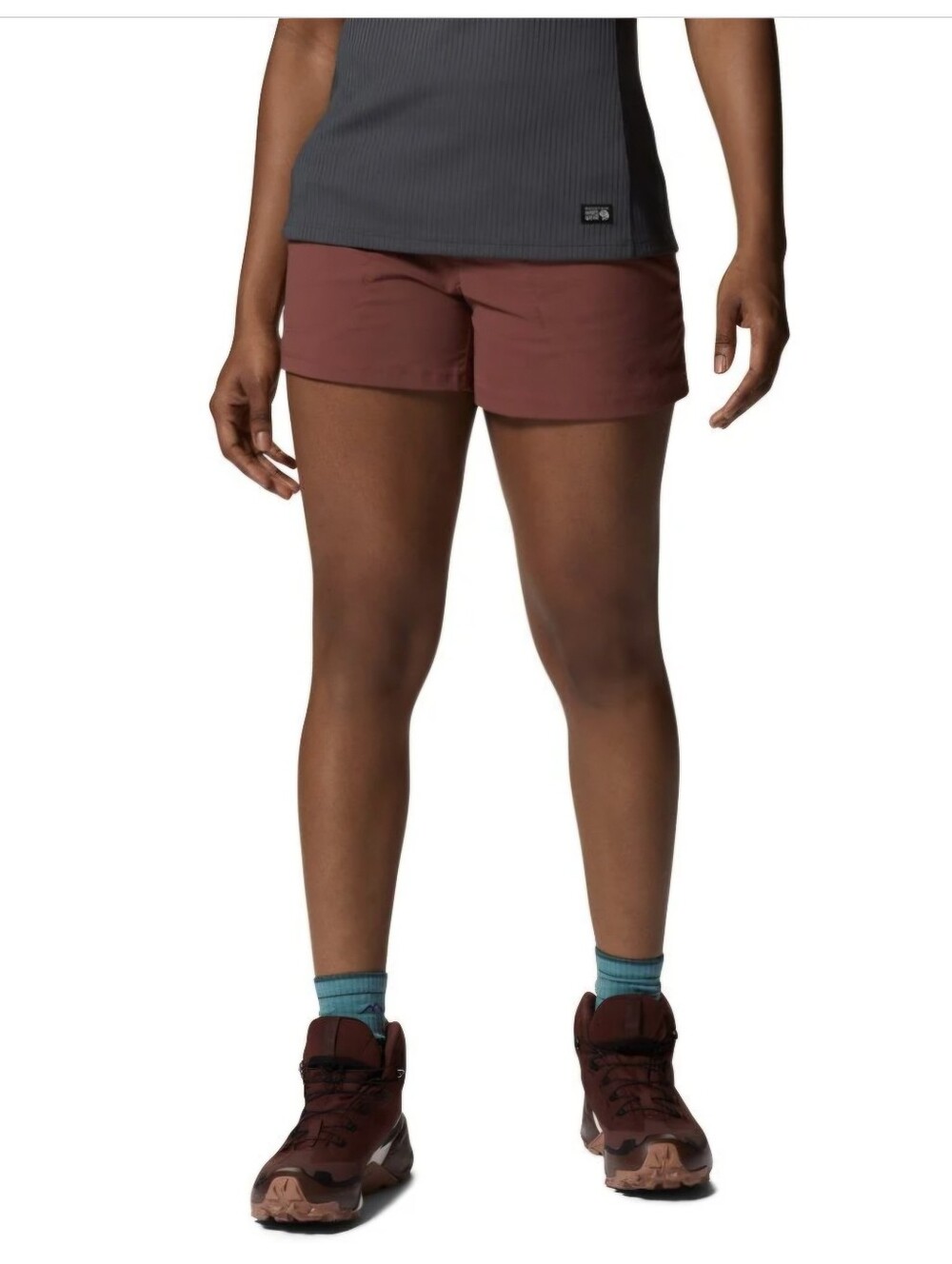 Mountain Hardwear Dynama Shorts Women’s Medium Clay Earth Hiking Outdoor